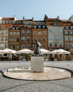 Old Town Market Place in Warsaw, Poland