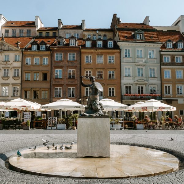 Old Town Market Place in Warsaw, Poland