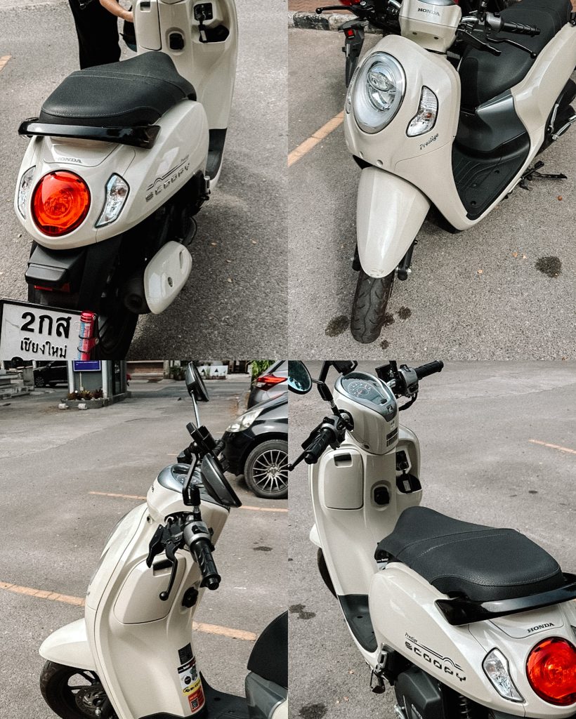 Photos of a scooter in Thailand