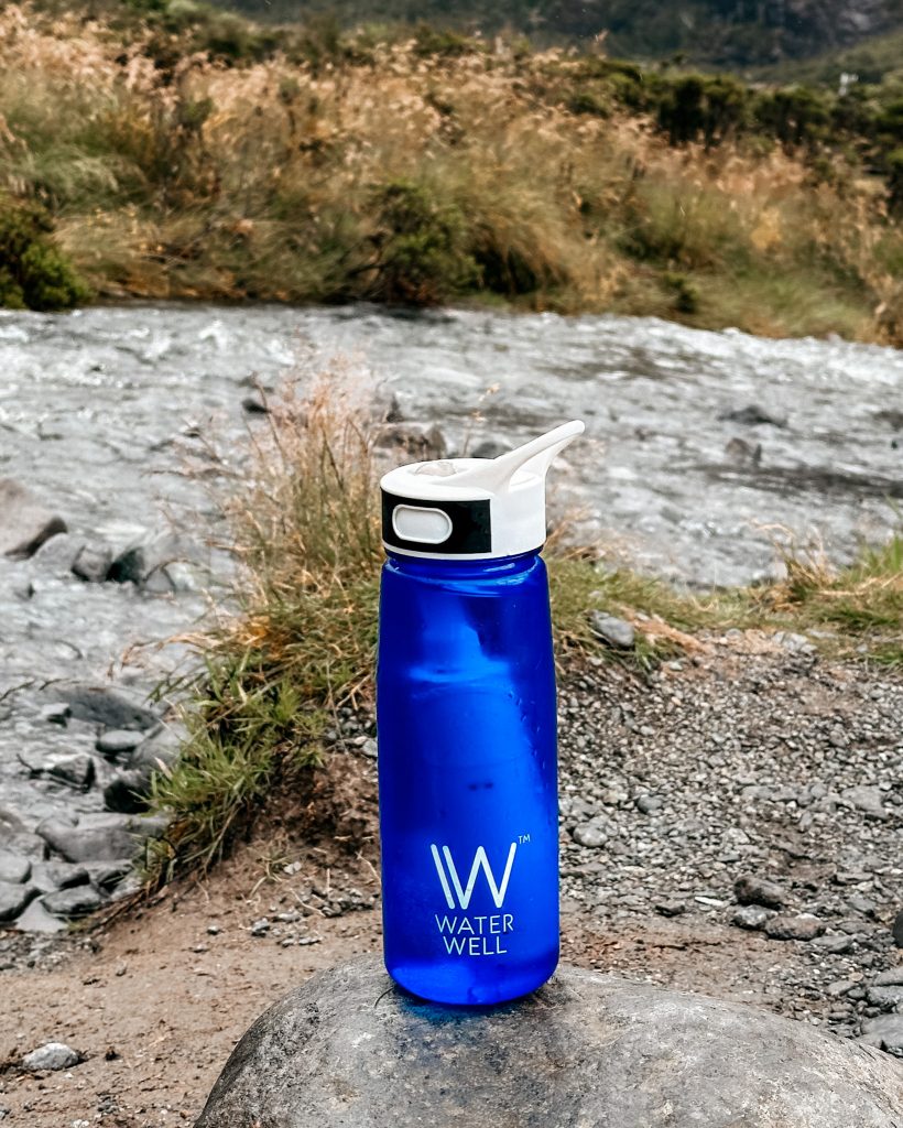 WaterWell filter bottle to travel eco-friendly
