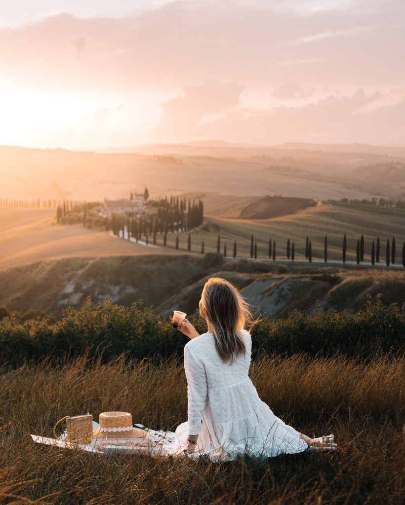 View of Agriturismo Baccoleno in Tuscany