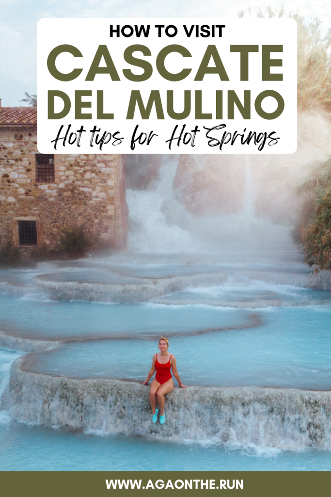 Cascate del Mulino in Saturnia, Italy Pinterest