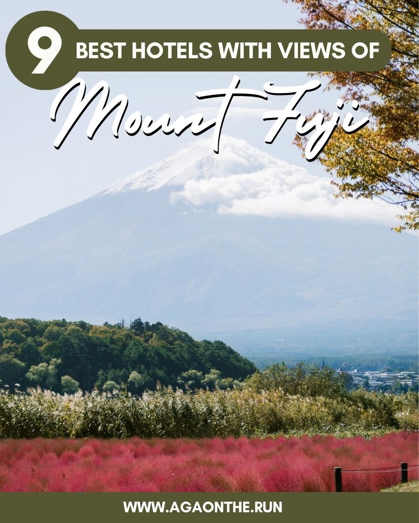 Hotels with stunning view of Mount Fuji in Japan Pinterest