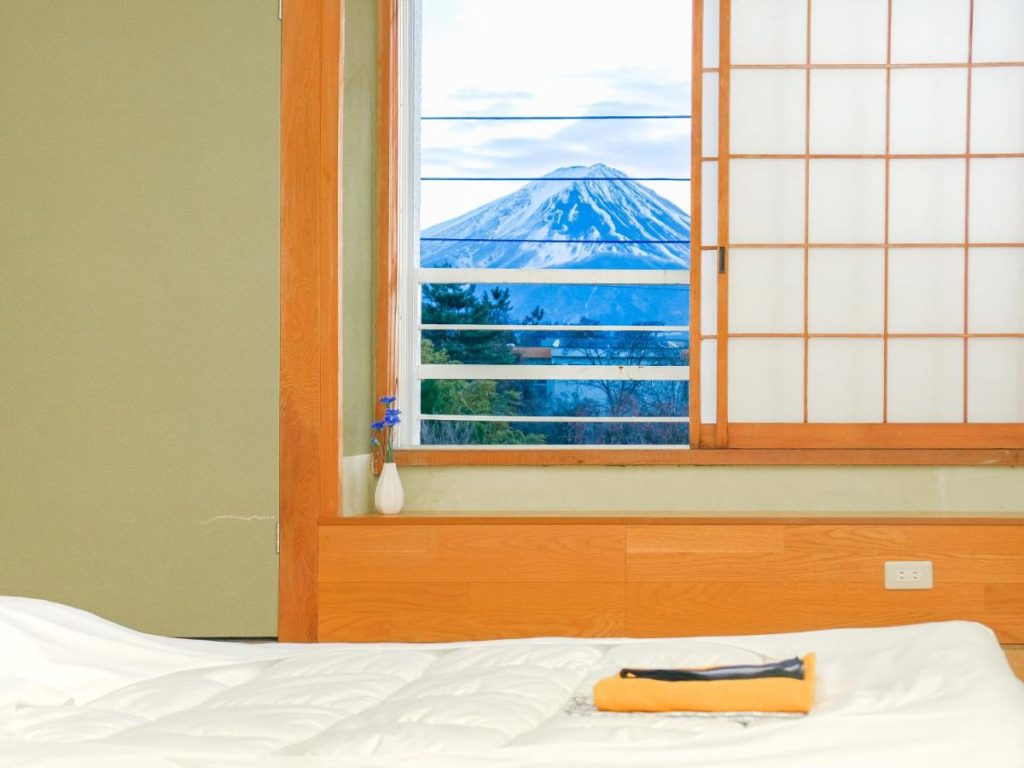 View from one of the room in Fuyo Sanyo Enka hotel in Japan