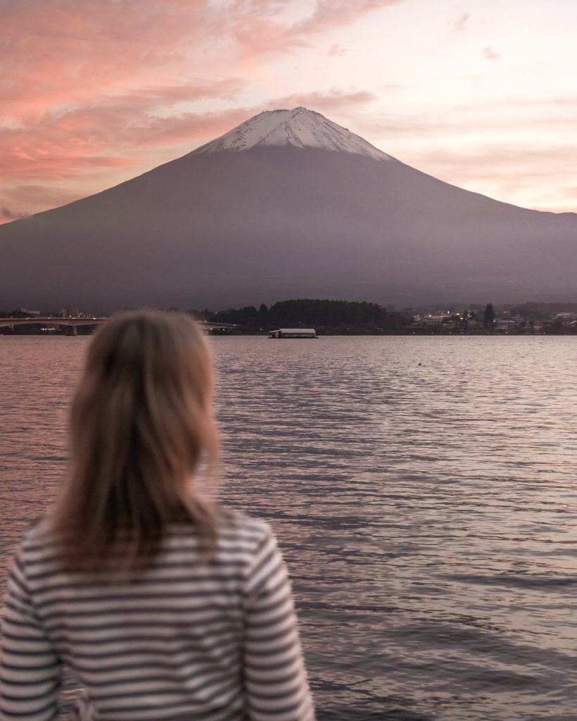 View of Mt Fuji from Kogamasao Memorial Park in Japan