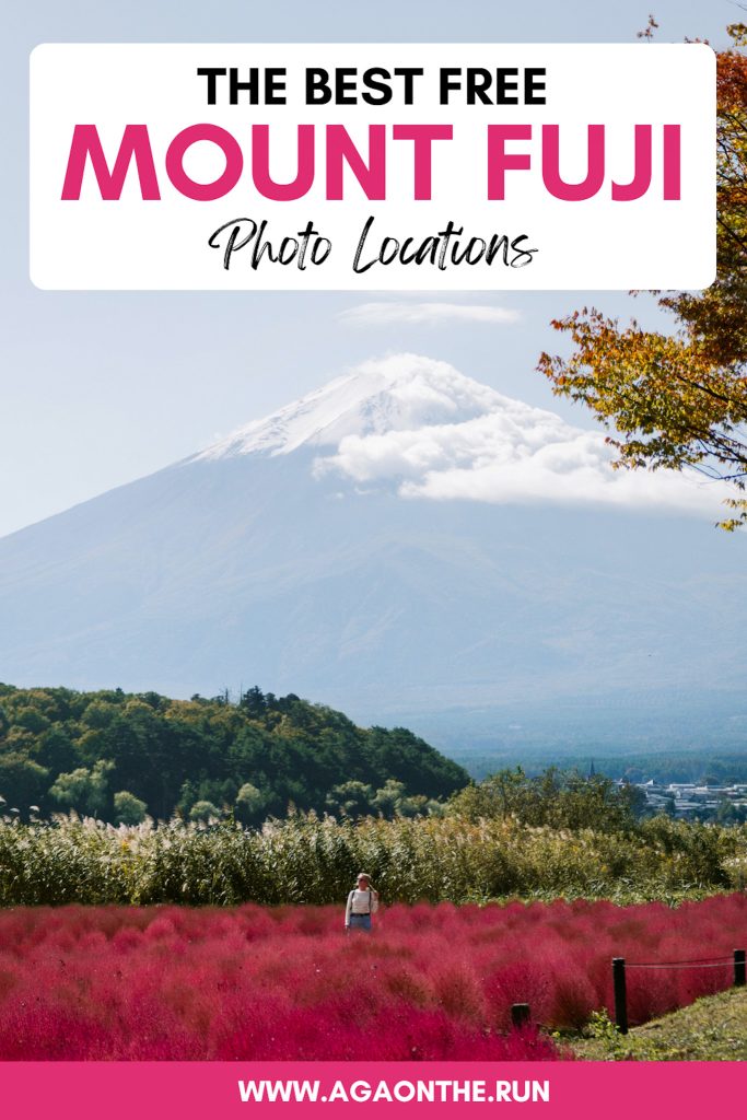 The best free photo locations of Mt Fuji in Japan