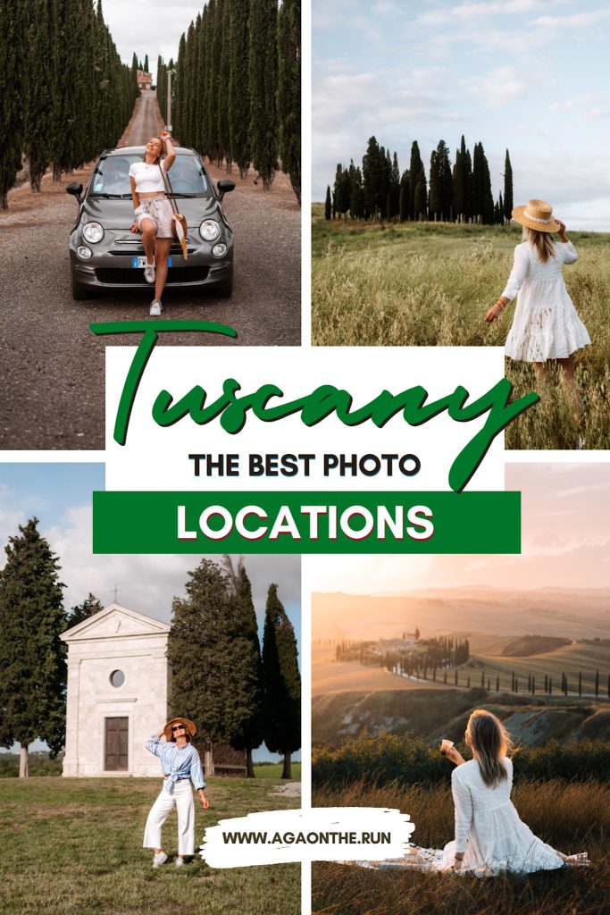 The best photo locations in the Tuscan countryside Pinterest
