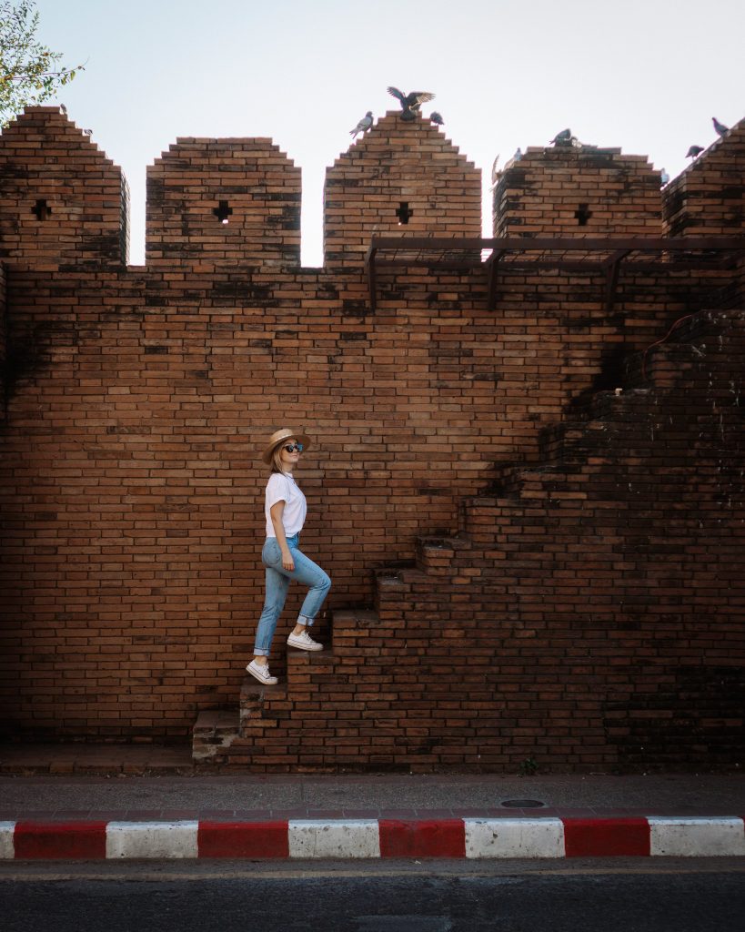 Tha Phae Gate in Chiang Mai, Thailand