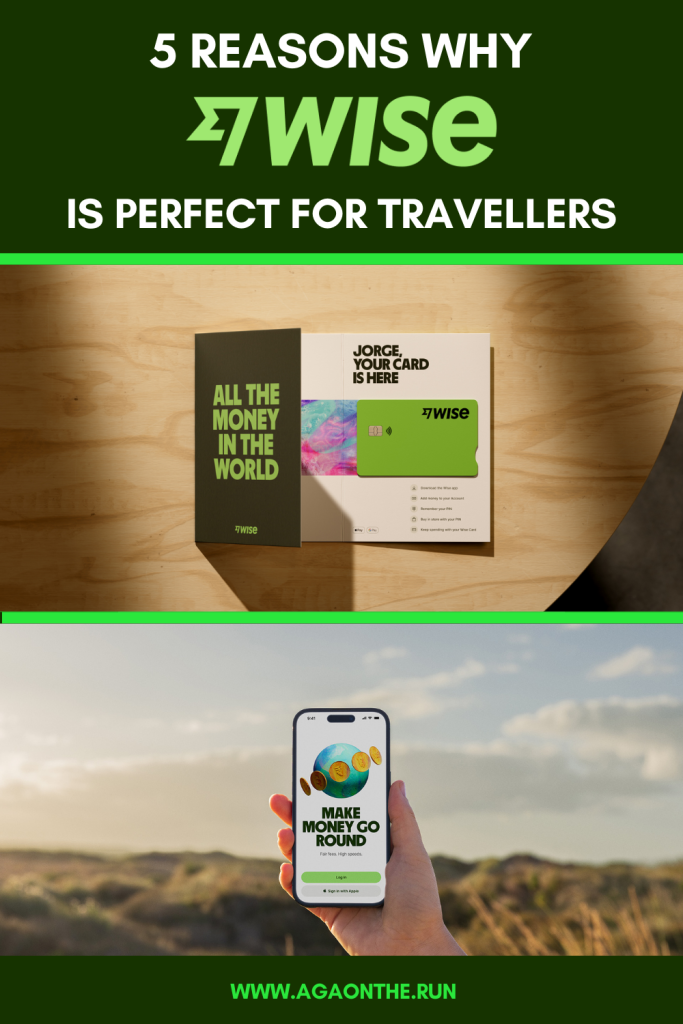 Wise card perfect for travellers Pinterest