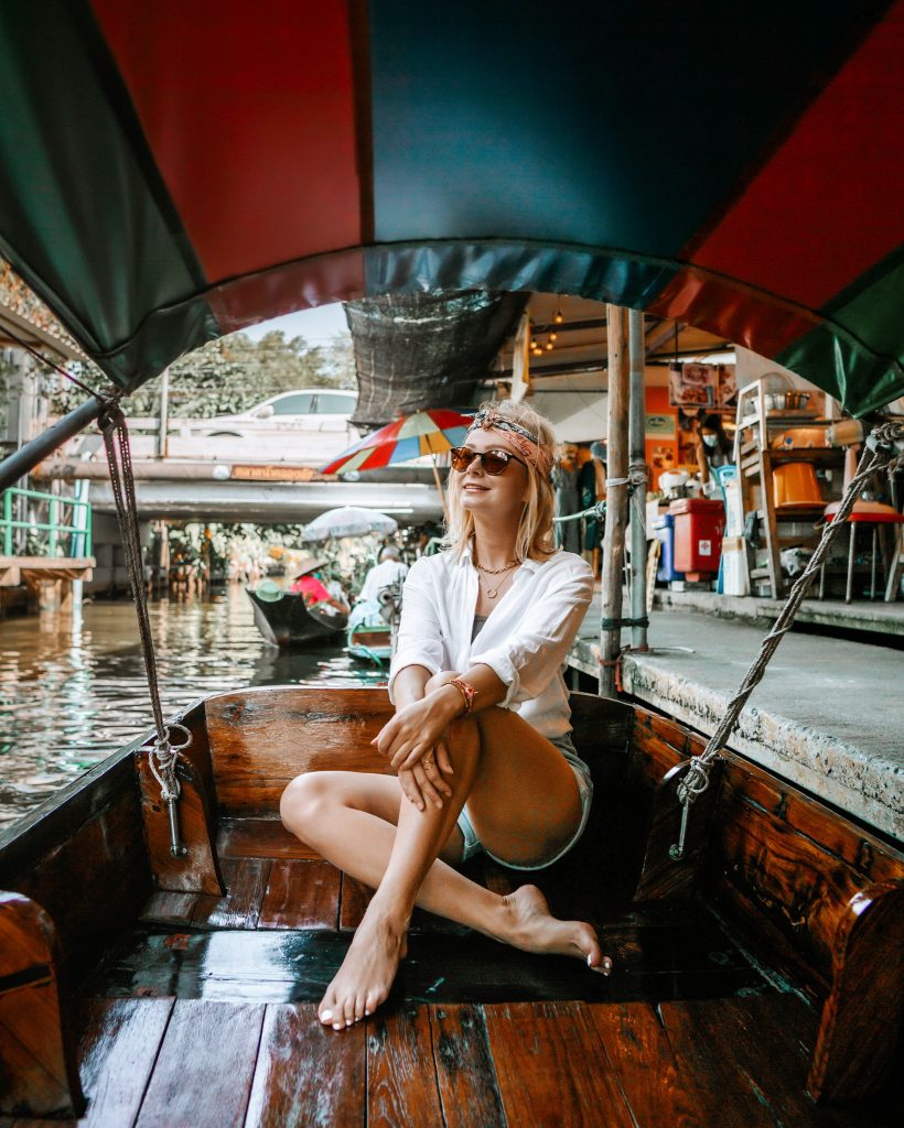 Floating market in Bangkok, Thailand