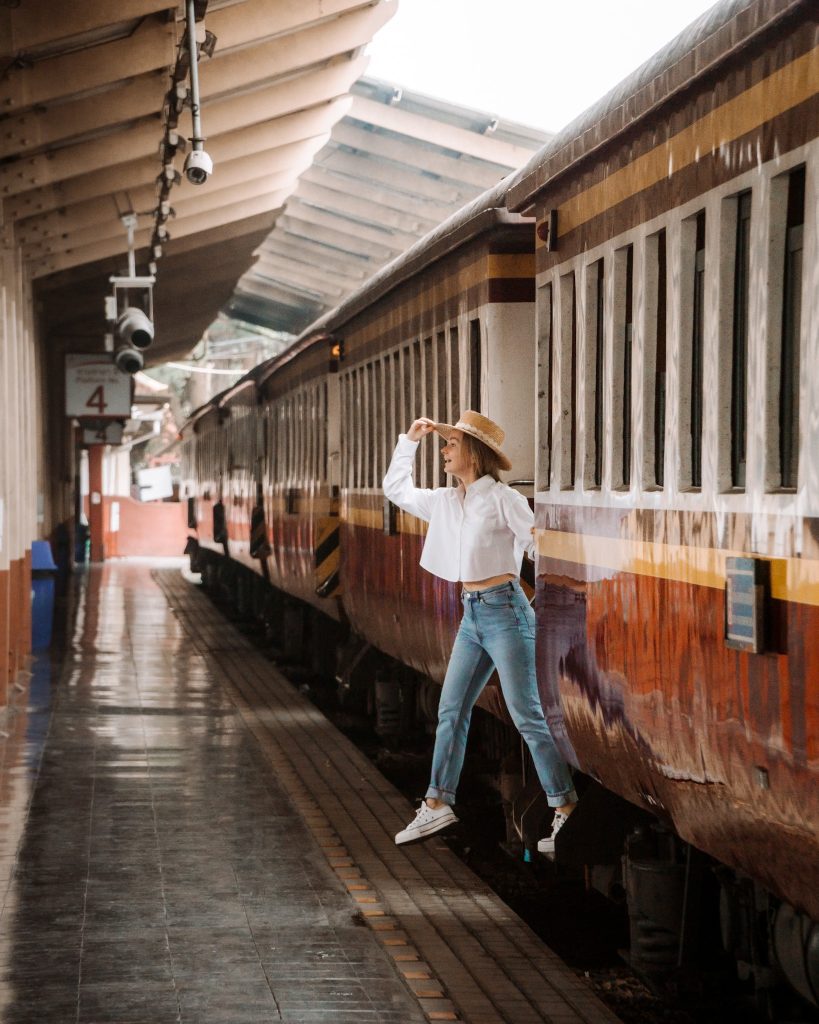 Sleeper train in Chiang Mai station