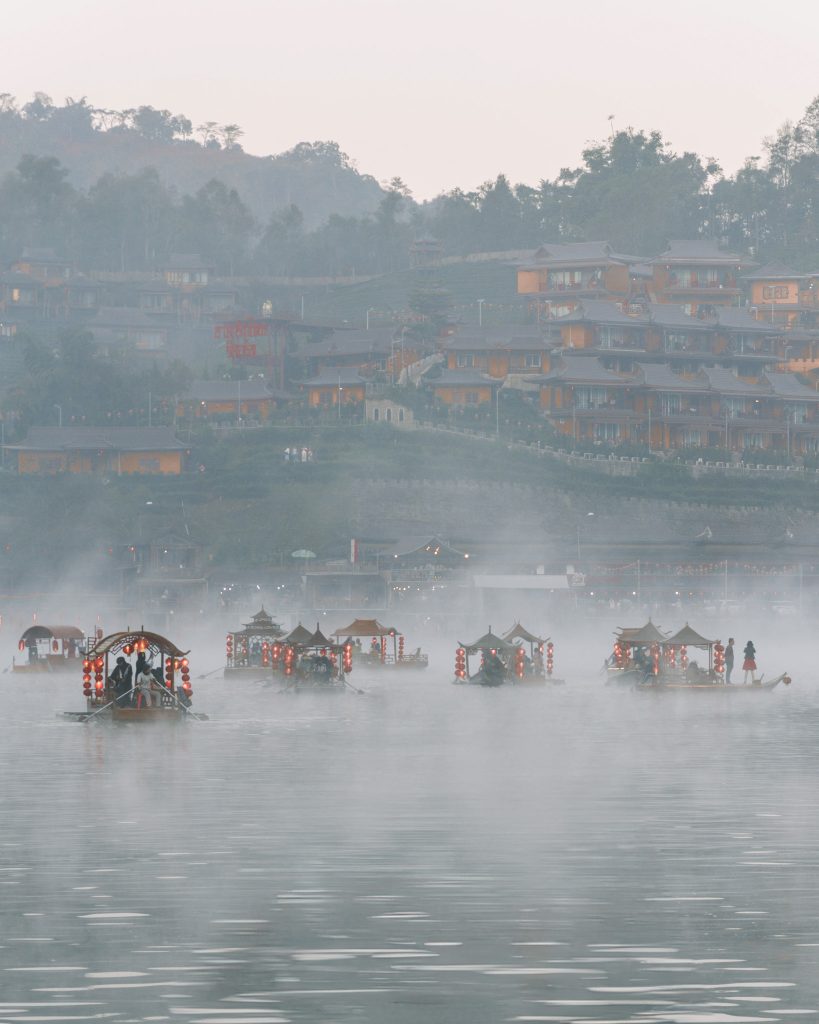 Mornings in Ban Rak Thai in Thailand