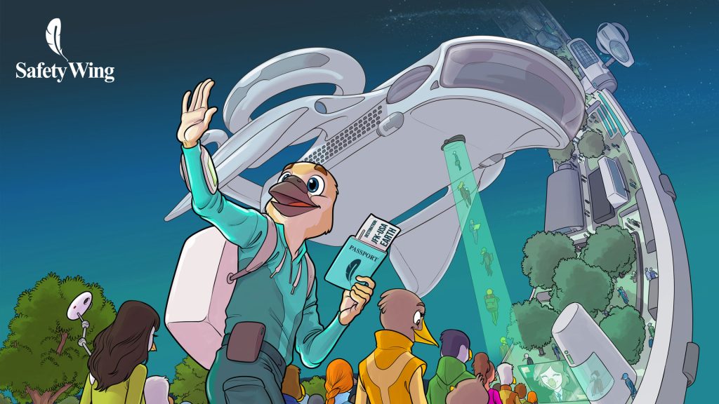 SciFi Illustration by SafetyWing