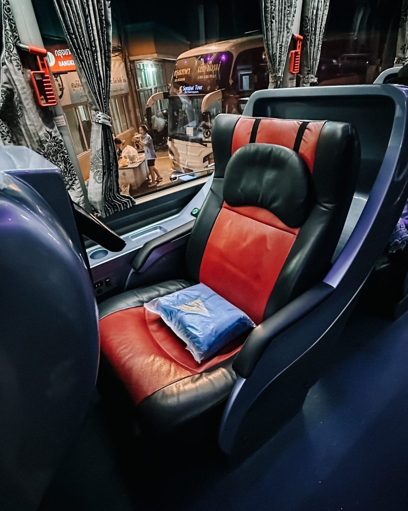 Chair on Sombat Wiang Ping Super VIP bus