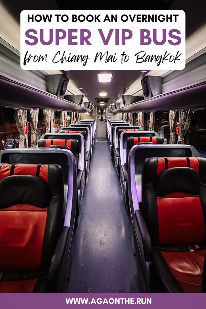 How to book a Super VIP bus from Chiang Mai to Bangkok Pinterest