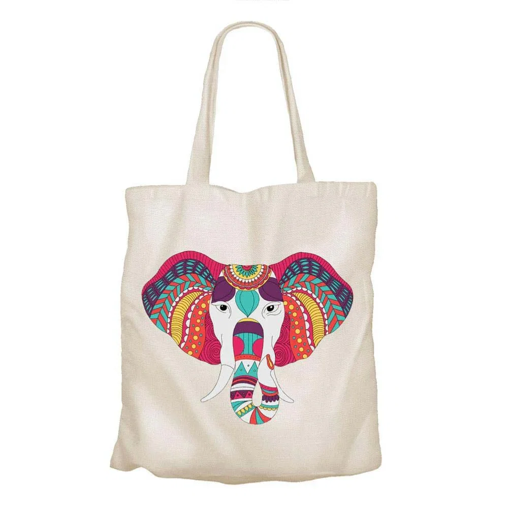 Tote bag with an elephant from AndKeep