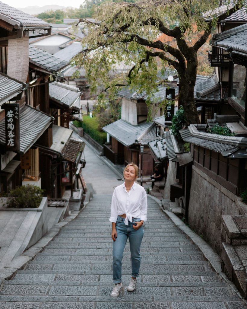 Higashiyama district in Kyoto, Japan