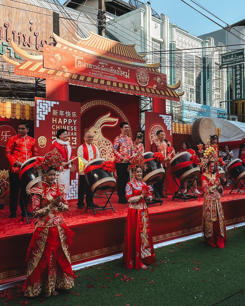 Performances during Chinese New Year in Chiang Mai