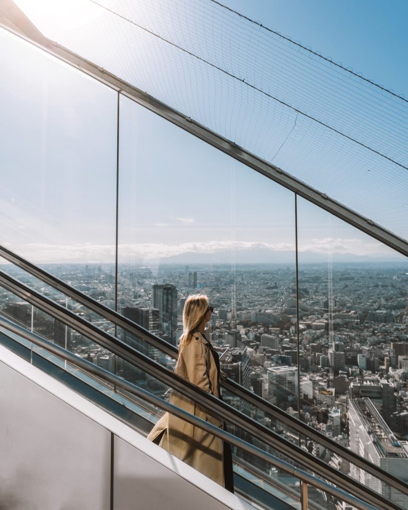 View from Shibuya Sky in Tokyo, Japan