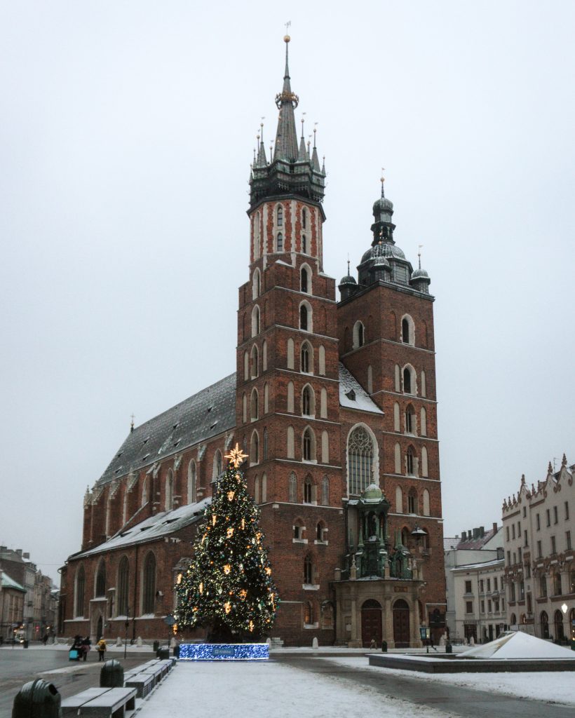 Mariacki church in Kraków, Poland
