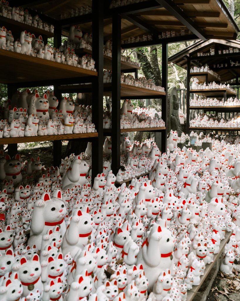 Gōtokuji Temple in Japan, Tokyo