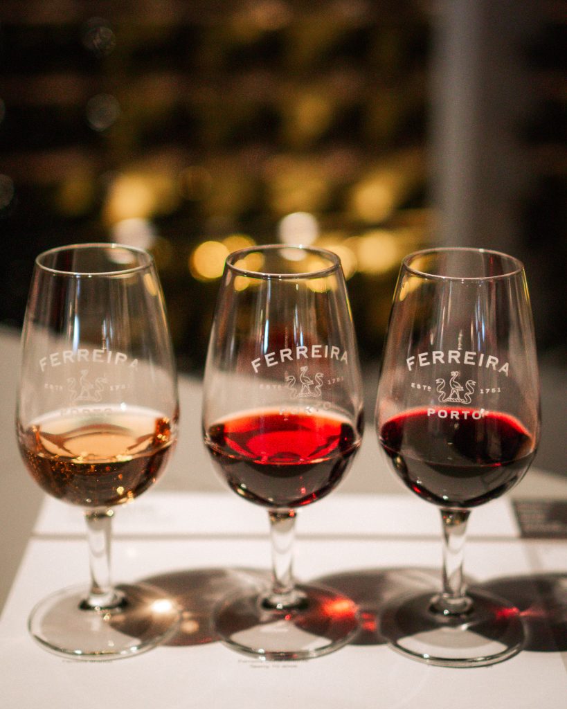 Port wine from Ferreira winery