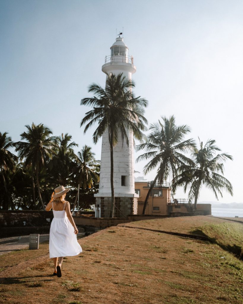 A photo of the lighthouse in Galle in Sri Lanka