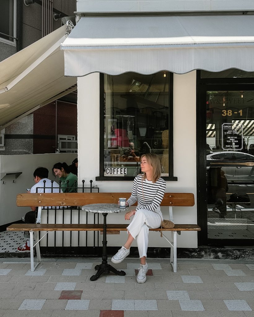 Raw and Sweet Haeundae coffee shop in Busan, South Korea
