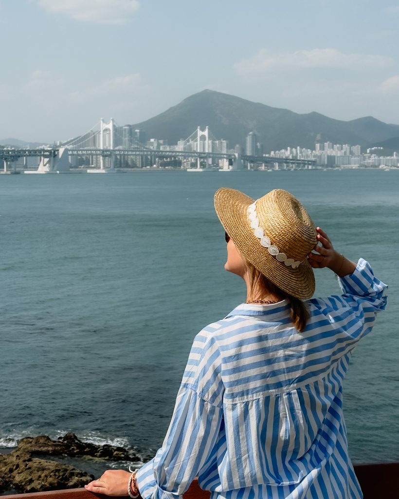 The end of Igidae Costal Walk in Busan, South Korea