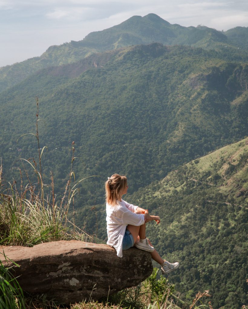 View from Little Adam's Peak in Ella, Sri Lanka