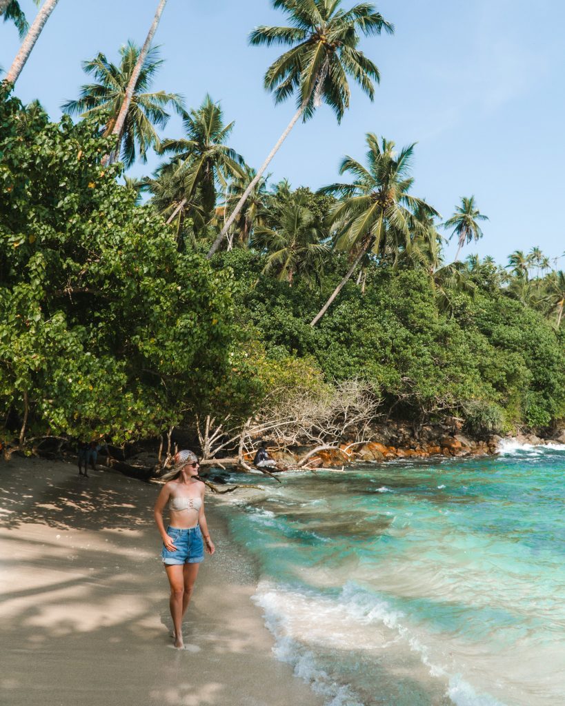 Photo of a secret beach in Mirissa