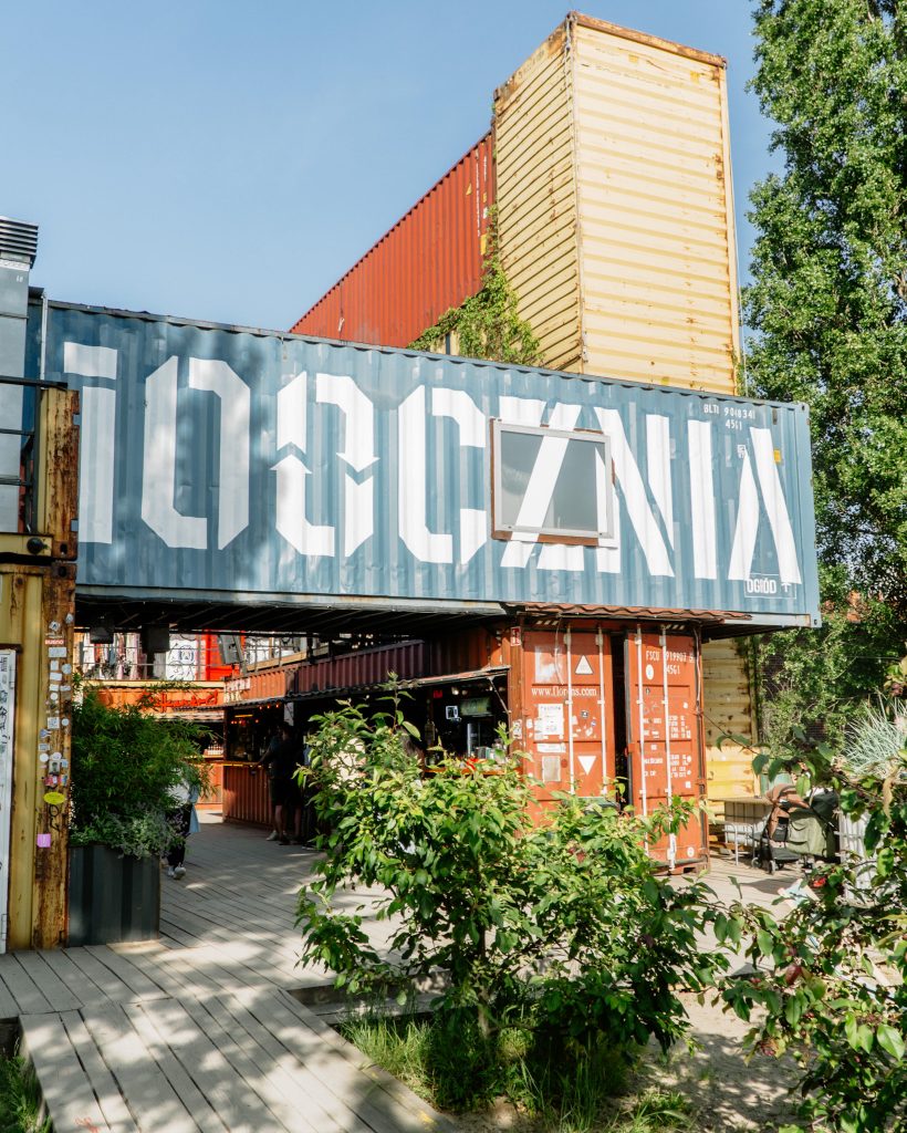 An entry to 100cznia in Gdansk, Poland