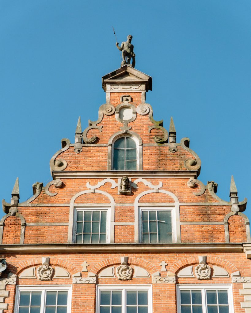 Facades on Dlugi Targ in Gdansk