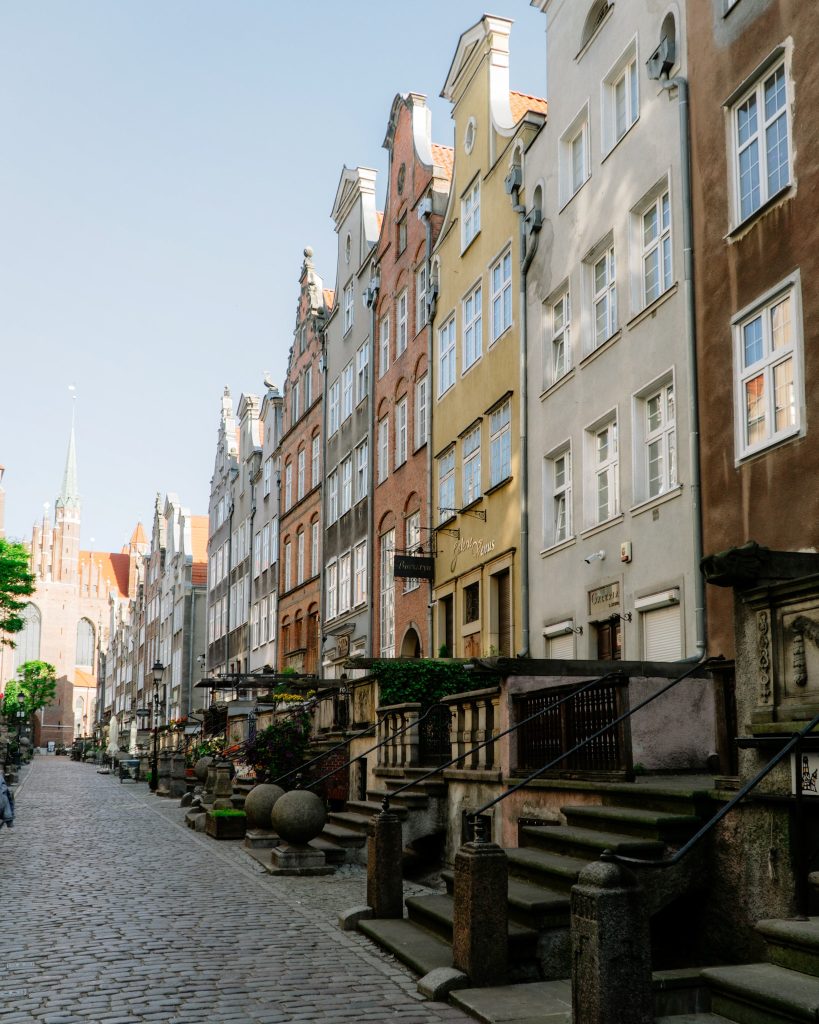 Mariacka Street in Gdansk, Poland