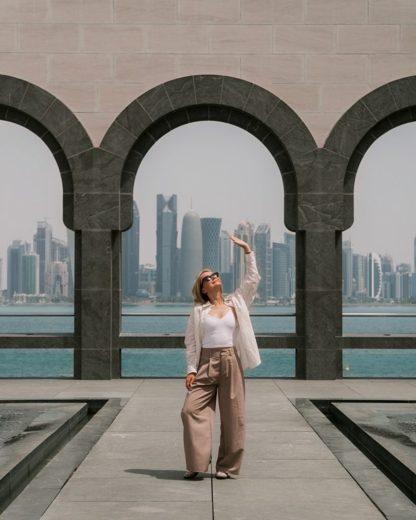 A courtyard of the Museum of Islamic Art