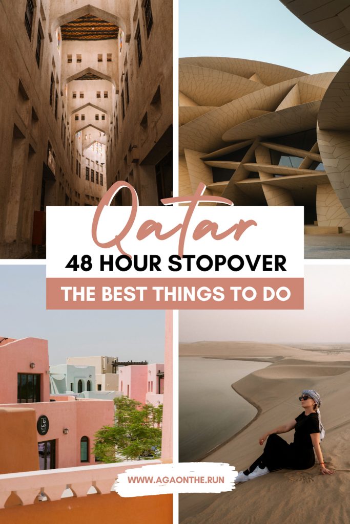 Things to do during 48 hour stopover in Qatar Pin