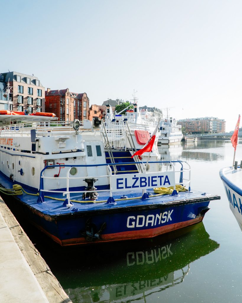 Elzbieta ship to Westerplatte, Gdansk