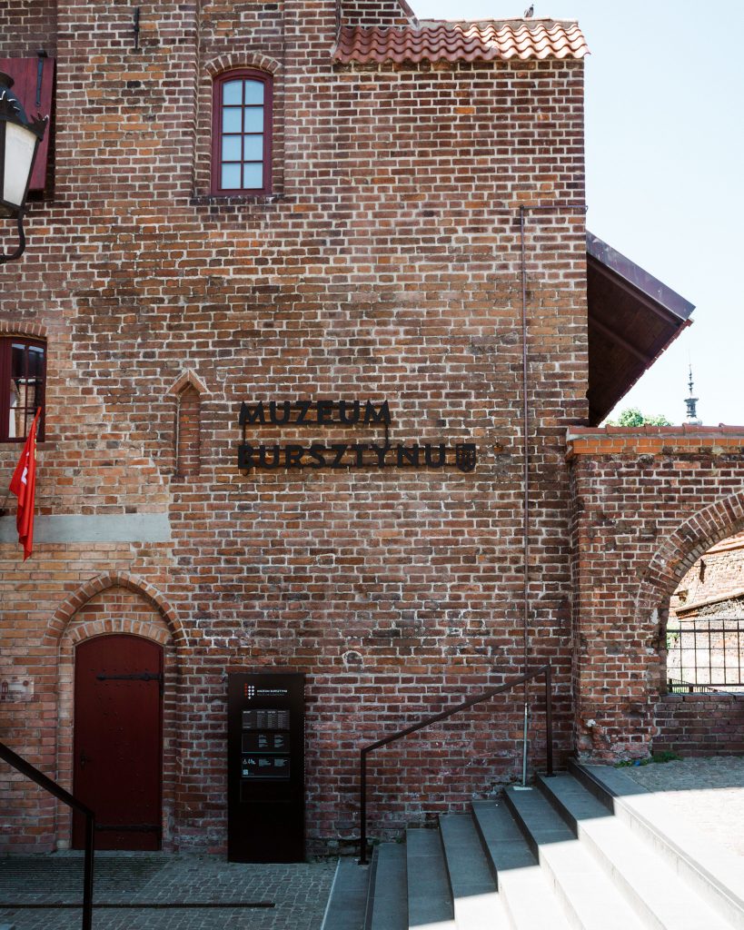 The front of Museum of Amber in Gdansk, Poland
