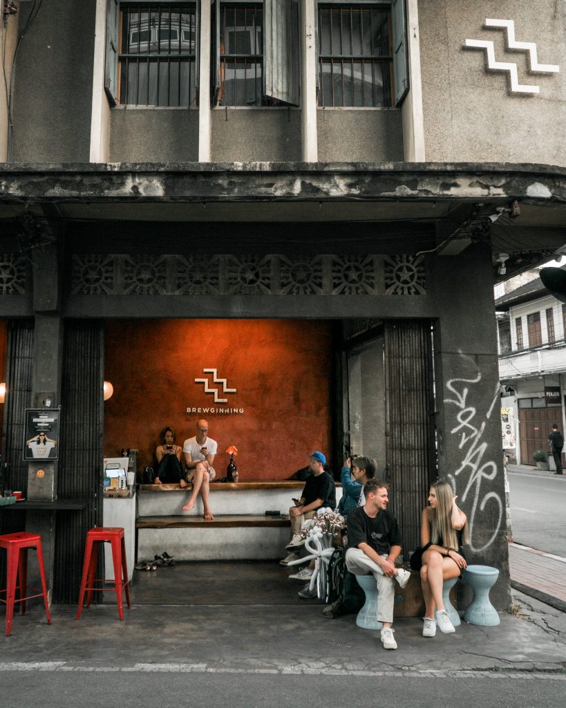 Brewginning coffee shop in Chiang Mai