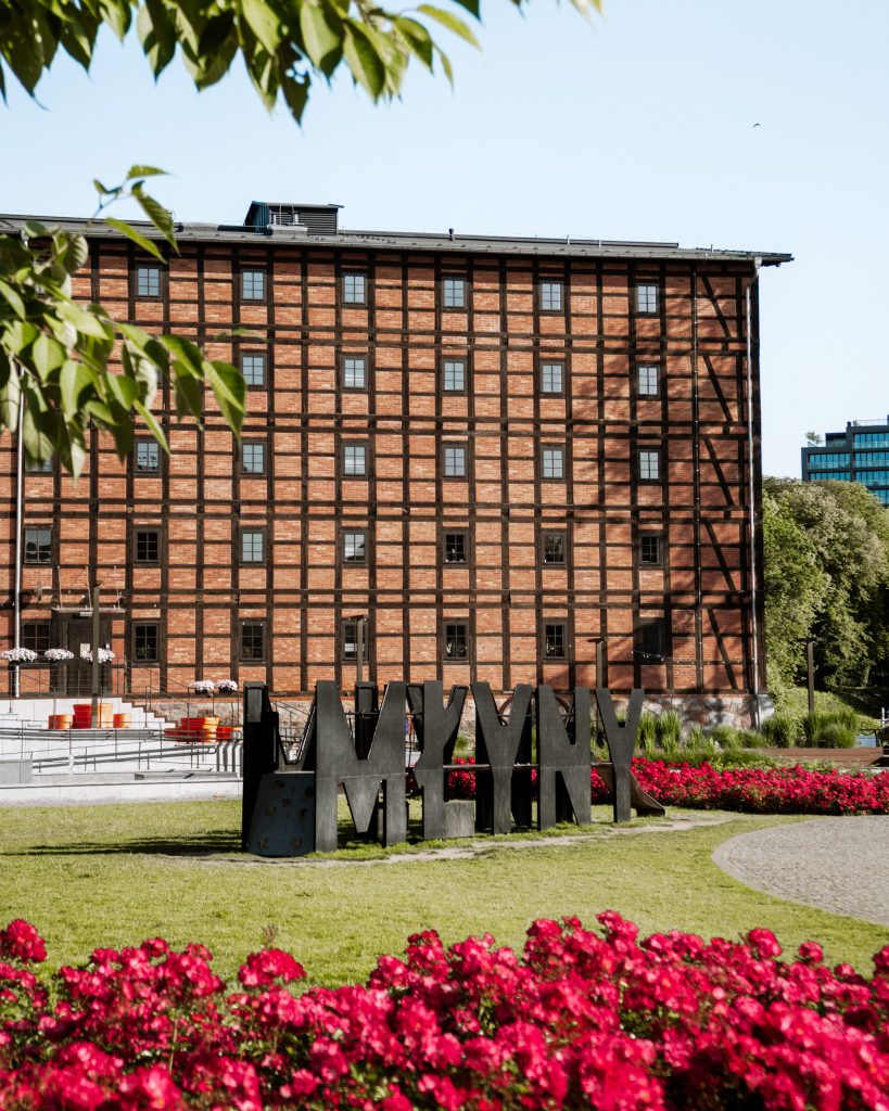 Photo of Mlyny Rothera sign in BYdgoszcz, Poland