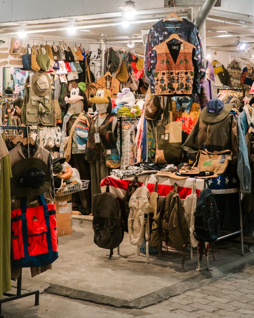 A photo of a stand on University night market in Chiang Mai, Thailand