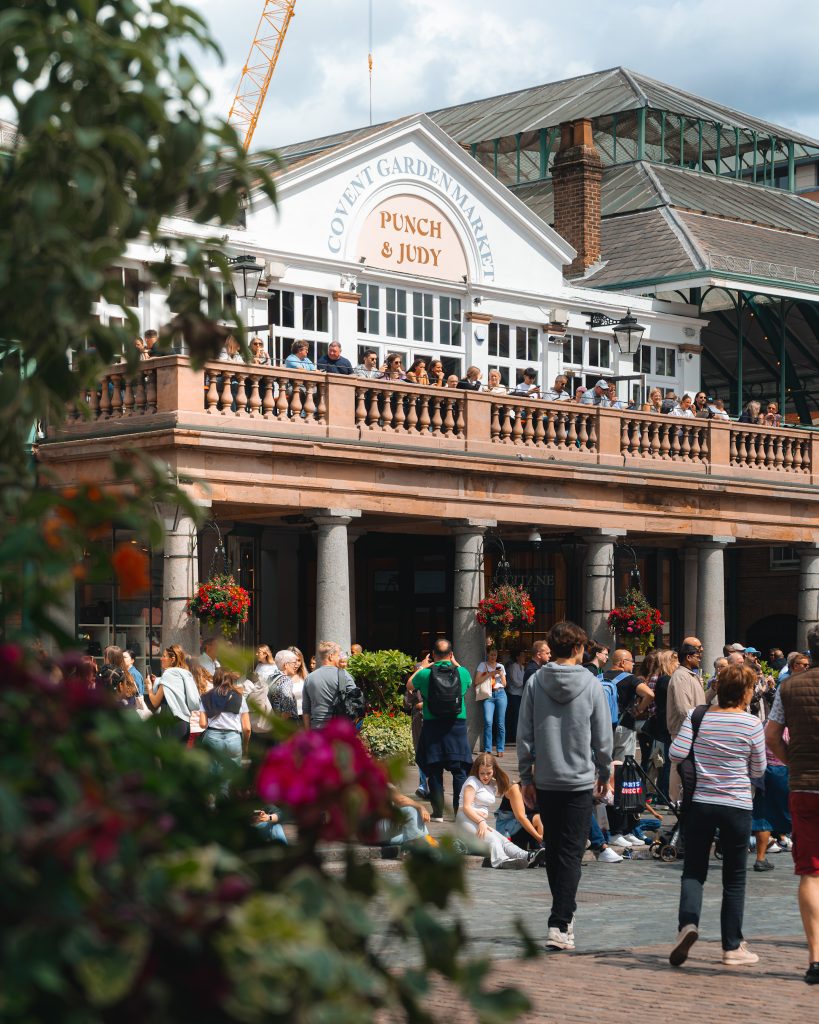 Covent Garden in London during the day