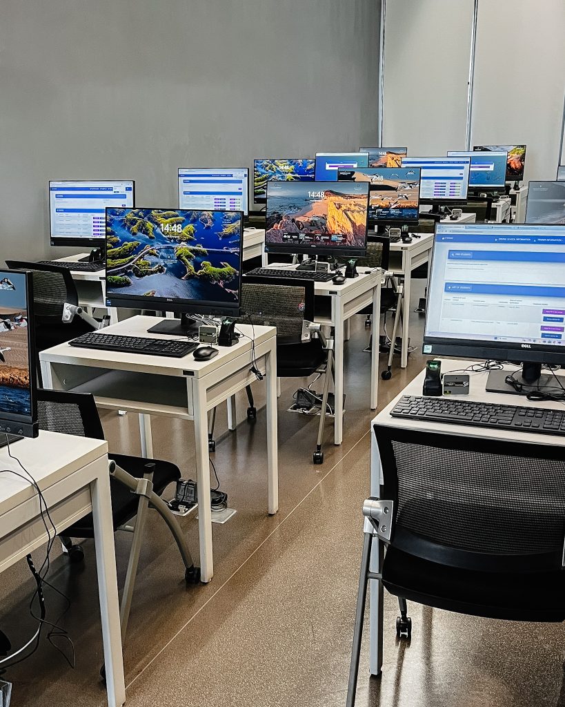 Exam room at Honda Safety Riding School