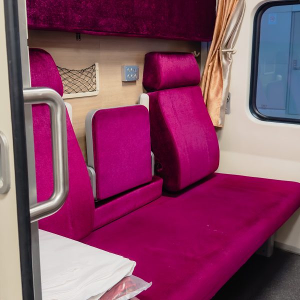 First class on special sleeper train from Bangkok to Chiang Mai