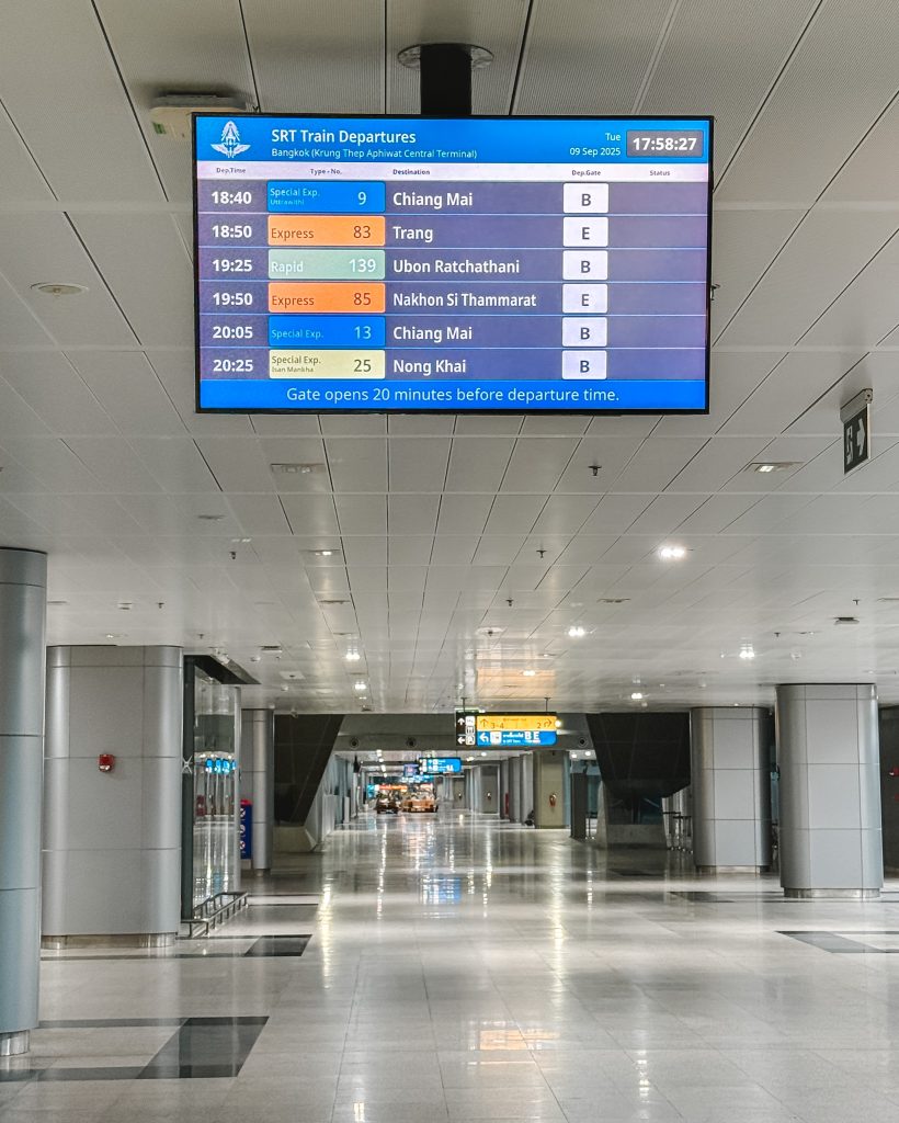 Krung Thep Aphiwat Station in Bangkok