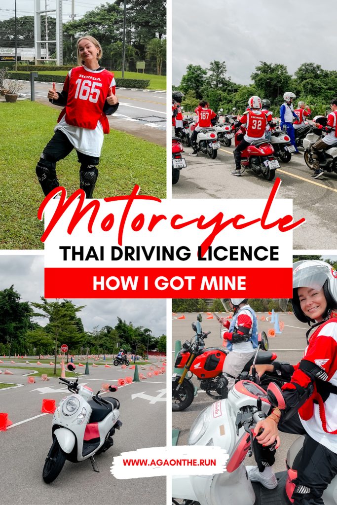 Hot to get motorcycle driving licence in Thailand