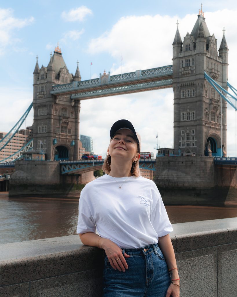A photo of Aga with Tower Bridge