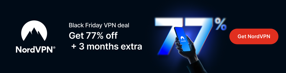 Black Friday NordVPN deal banner
