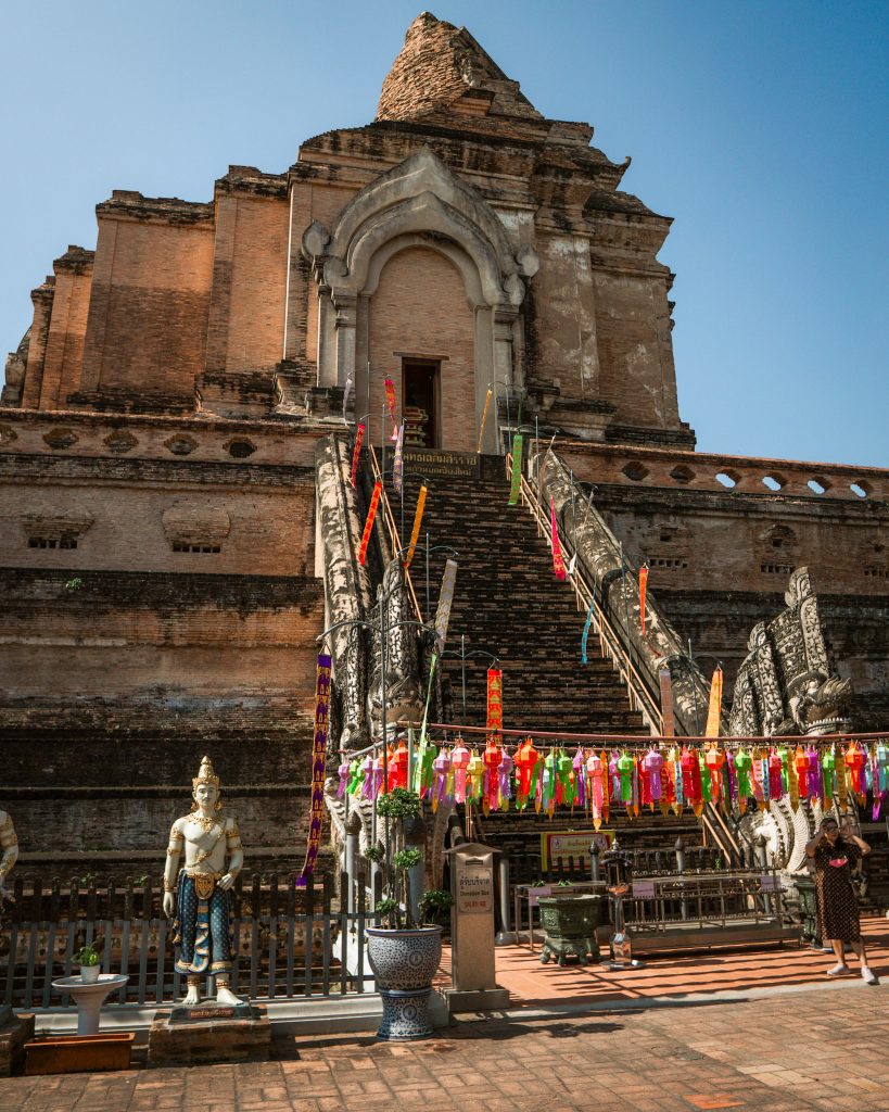 Ancient Wat Chedi Luang in Chiang Mai