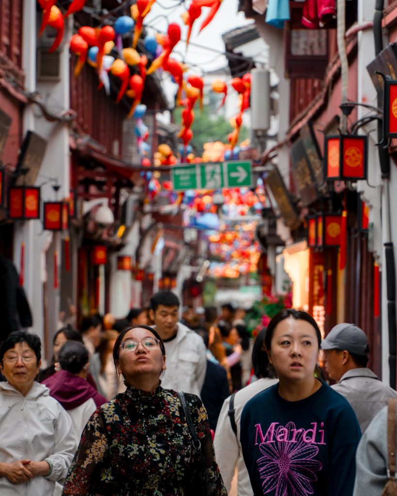 Crowds in China